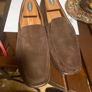 Casual suede loafer/Johnson and Murphy